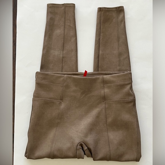 Spanx Faux Suede Pull On Slimming Leggings large - Picture 5 of 11